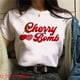 thumbnail image 3 of Camisetas informales de cereza de fresa dulce para mujer, camiseta gótica, camiseta Harajuku de los años 90, Tops de verano, ropa de calle, y2k, 3 of 5