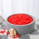 thumbnail image 3 of Pelotas para piscinas STARBOLO, 120 unidades, de plástico a prueba de aplastamiento, color rojo, 3 of 9