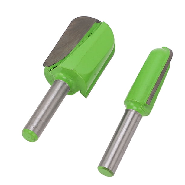Broca de enrutador de bandeja de cuenco, 2 piezas Broca de caja de núcleo Broca de enrutador de caja de núcleo Vástago de broca de caja de núcleo Multifuncional