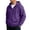Purple #051, variant on Men's Hoodies Zip Up Hooded Sweatshirts with Pockets | Sweatshirts;Fall Clothes Outfits;Full Zip Up Hoodie;Long Sleeve Winter Jackets;Relaxed Fit Coat, 2XL