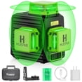 thumbnail image 1 of Nivel láser Huepar B03CG, 3 x 360°, color verde de alto brillo, 1 of 9