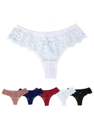 Female Panties Underwear Women Lace Hollow Out Embroidered Mesh Sheer  Panties Hollow Out Low Waist Plus Size Underwear