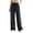 Black, variant on Kttectoa Pants for Women Wide Leg Drawsting Waist Loose Corduroy Pants Solid Fill Length with Pockets Casual Lounge Fall Winter