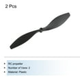 thumbnail image 3 of Uxcell 2Pcs 8060 RC Propellers Blade Prop 2 Vane 20.3cm Dia Nylon for RC Quadcopter, Black, 3 of 6