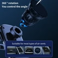 thumbnail image 5 of Tgbvmt Car Phone Mount, Horizontal & Vertical Rotation, Gravity Locking Clamp, Stable Bracket with ABS Hook Clip for Phones, Adjustable Viewing Angle for Safe Hands-Free Driving in Vehicle, 5 of 9
