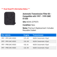 thumbnail image 2 of Automatic Transmission Filter Kit - Compatible with 1997 - 1999 Chevy C1500 Suburban 1998, 2 of 2