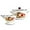 Mushrooms, variant on Enameled Aluminum Soup Pot 5.05-qt. (4.8 L) Golden Rooster Enamel Deep Stock Pot with Glass Lid and Colander Set Deep Casserole Cooking Pot Enamel Colander