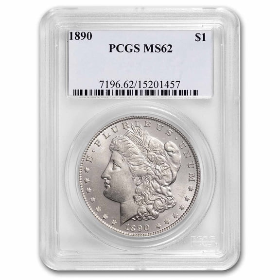 1890 Morgan Dollar MS-62 PCGS