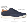Vance Co. Mens Aydon Tru Comfort Foam Lace-up Casual Sneaker