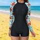 thumbnail image 5 of Trajes de baño para mujer, para verano, playa, vacaciones, casual, cintura elástica, cordón ajustable, pantalones cortos de cinco cuartos con bolsillos, trajes de baño para mujer, trajes de baño para, 5 of 7