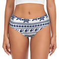 thumbnail image 1 of Fotbe Sea Underwater Turtles Calzones Estampados para Mujer – Ropa Interior de Algodón, Cómoda, Suave y Elástica-Small, 1 of 6
