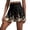 Black, variant on Women's Pleated Athletic Skirts High Waisted Tennis Skirt Bohemian Floral Print designs for Golf Running Workout Purple Pink M
