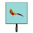 thumbnail image 1 of Golden or Chinese Pheasant Blue Check Leash or Key Holder, 1 of 1