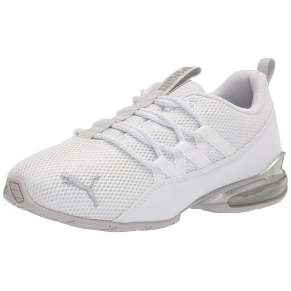 PUMA Women's Riaze Prowl Running Shoe, White Silver, 6