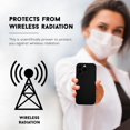 thumbnail image 6 of RadEnergy EMF Protection Shungite Silicone Case for iPhone 12 Pro Max, 5G Shield, Black, 6 of 10