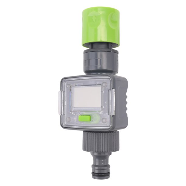 Medidor de Caudal de Agua Digital IPX6 para Manguera de JardíN Al Aire Libre Calcular el Consumo de Agua Caudal de Agua Conectores de Rosca de 3/4 de Pulgada