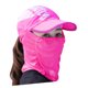 thumbnail image 2 of Naiovety Sombrero de protección de 360 ​​grados, gorra de protección solar plana para el cuello de la cara, sombrero a prueba de viento para Deportes acuáticos Rosa roja Naiovety OD2671-04B, 2 of 6