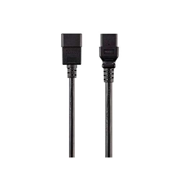RiteAV Heavy Duty Extension Cord - 10 Feet - Black | IEC 60320 C20 to IEC 60320 C21, 12AWG, 20A/2500W, SJT, 250V