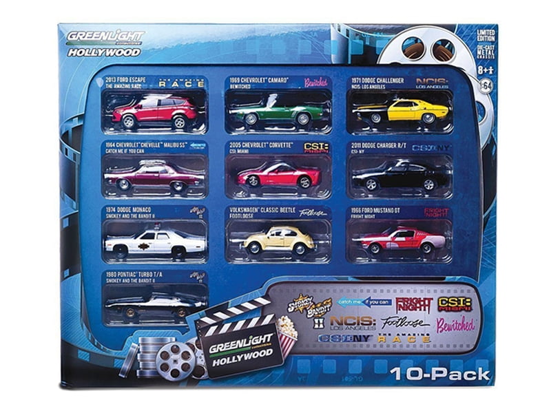 Greenlight Hollywood 10Car Collector Case Set Series 1 1