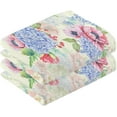 thumbnail image 2 of Dreamtimes Hydrangeas Hand Towels, 2 PCS, Highly Absorbent Soft Cotton Face Towels Bathroom Decorative Towel for Beach Gym Spa Shower, 16x28In, 2 of 7
