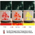 thumbnail image 4 of 5 Sheets Color Changing Vinyl 12 Inch x 10 Inch Color Changes with Temperature Self-Adhesive Vinyl Sheets Compatible with Cricut, Silhouette for Sticker Cup Water Bottle, 2 Heat/ 3 Cold (Mix Color), 4 of 7