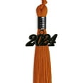 thumbnail image 2 of Endea Graduation Orange Graduation Tassel with Black Date Drop, 2 of 2