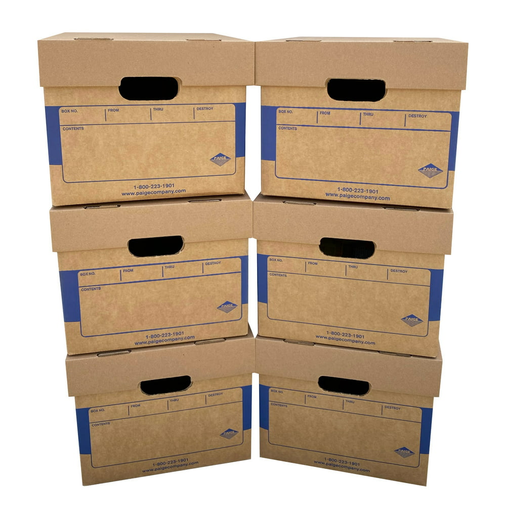 uBoxes Office Moving & Storage Boxes (6 Pack) Miracle File Moving Boxes
