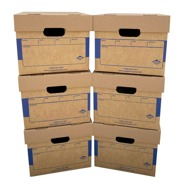 Uboxes Office Moving Storage Boxes 6 Pack Miracle File, How To Pack Dresser Drawers For Moving Boxes