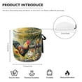 thumbnail image 4 of ZUXONGSY Sunflower Rooster Tea Pot Cozies Double-Sided Tea Pot Decor Cover with Elastic Band Drawstring Dustproof Soft Breakfast Pot Protector Not Easy to Pilling for Home Kitchen, 4 of 6