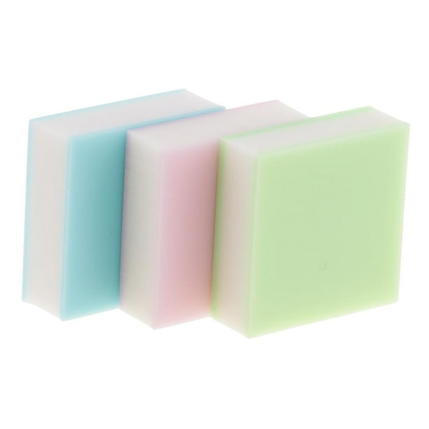 3 Piezas de Material de PVC Llamativos Bloques de Goma Adecuados para Tarjetas de Invitación