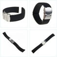thumbnail image 6 of Silicone Watch Strap Replacement Rubber Watch Band Waterproof Stripe Pattern Watch Bracelet, 6 of 8