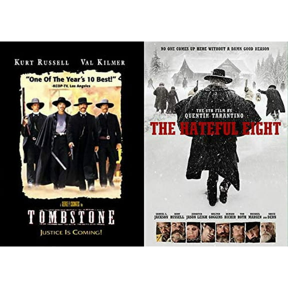 Laying Down The Law With Kurt Russell Tombstone & The Hateful Eight DVD Set New