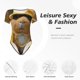 thumbnail image 4 of Balery Heavy Metal Style Guinea Pig Body de cuello redondo de manga corta para mujer Tops de manga corta Tops básicos-X-Large, 4 of 7