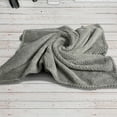 thumbnail image 5 of ufehgfjh Blanket Flannel Blanket Solid Color Multifunctional Cover Blanket Savings, 5 of 9
