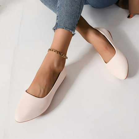 

Versatile Chic Flex Flats Comfy Pointed Toe Slip-Ons Soft Sole All-Season Style