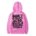 thumbnail image 5 of Vividxx Hoodies For Girls Long Sleeve Soft Sweatshirt Letter Print Kids Cute Pullovers Top Fashion Casual Hoodie For Fall Winter Clothes 5-6 Years, 5 of 5