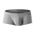 thumbnail image 1 of Mens Winter Cotton Boxer Trunks Pouch Enhancing Underpants Low Waist Sweat Breathable Boxershorts Reathable Male Panties A50 L Gray|https://ae01.alicdn.com/kf/S87c8c68130c243de9f78a6c24731effbp.jpeg, 1 of 5