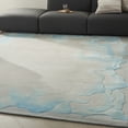 thumbnail image 6 of Nourison Prismatic Modern Abstract Sea Mist Blue 7'9" x 9'9" Area Rug, (8x10), 6 of 8