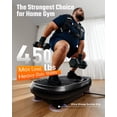 thumbnail image 2 of Plataforma vibratoria Renoj de 450 lb con LED y Bluetooth, con bandas de resistencia, 2 of 8