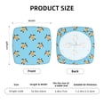 thumbnail image 6 of Balery Turtle Stretch Couch Cushion Covers, Individual Sofa Cushion Covers, Soft Chair Sofa Seat Cushion Slipcover with Elastic Bottom Milk Silk-16.9in, 6 of 9