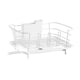 thumbnail image 1 of Escurridor de platos de acero inoxidable para cocina, soporte para cubiertos y cuencos. blanco, 1 of 7