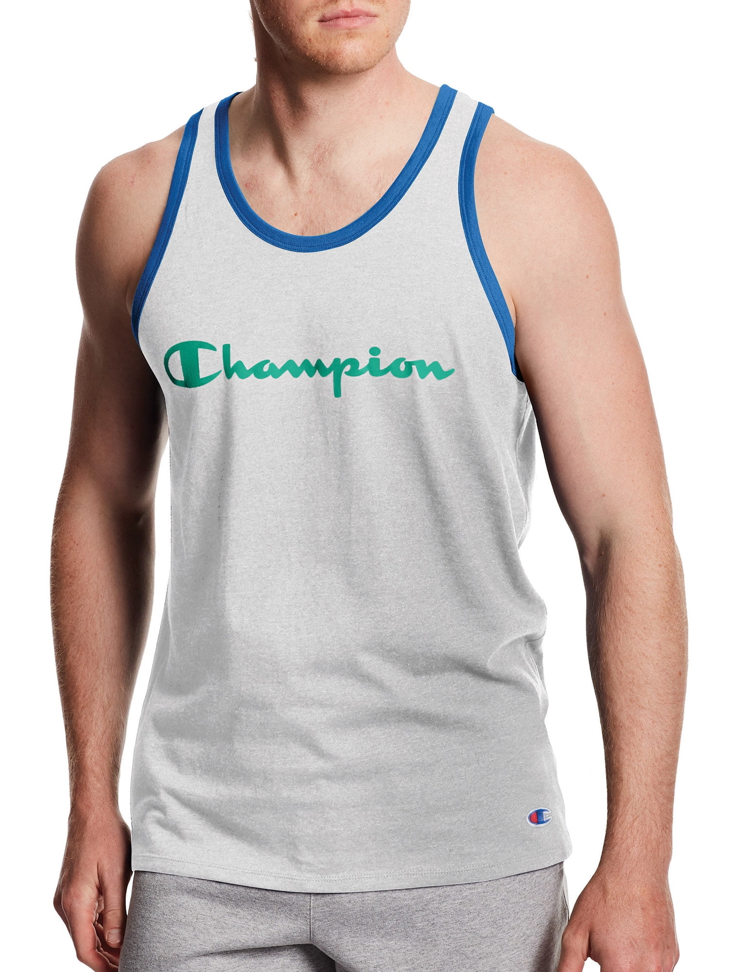 champion men's cotton jersey tank