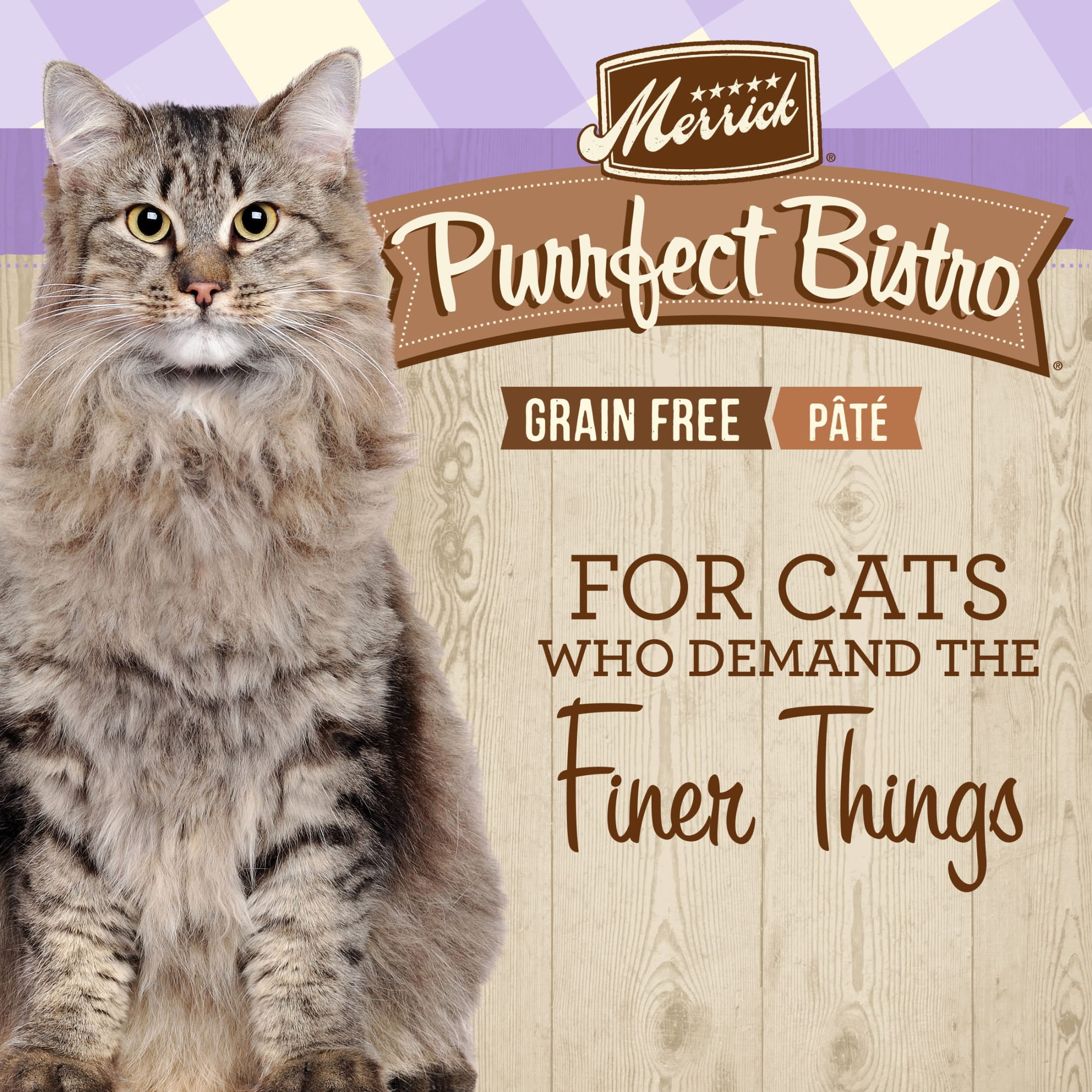 Merrick Purrfect Bistro, Rabbit, Wet Cat Food Pate, 5.5 oz Cans, 24 Pack