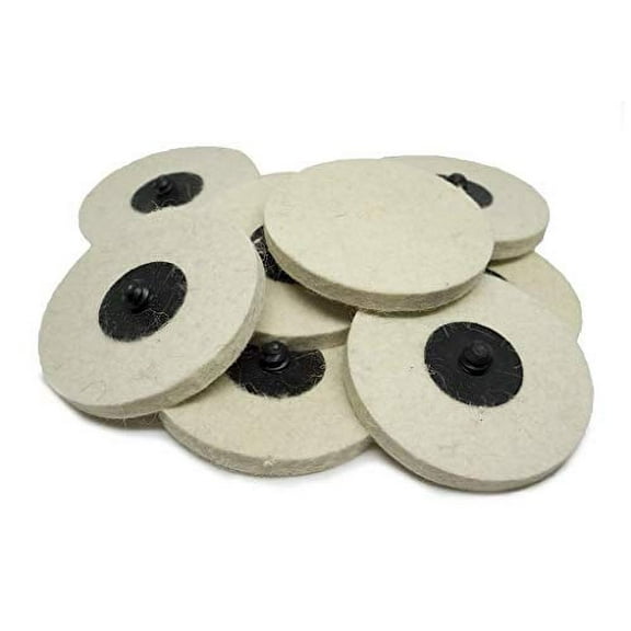 Benchmark Abrasives 3" Quick Change Wool Sanding Discs - 10 Pack