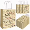 thumbnail image 1 of Bolsas de papel FOGWOWO Vintage Library Date Date Date Date, 36 unidades, 1 of 6