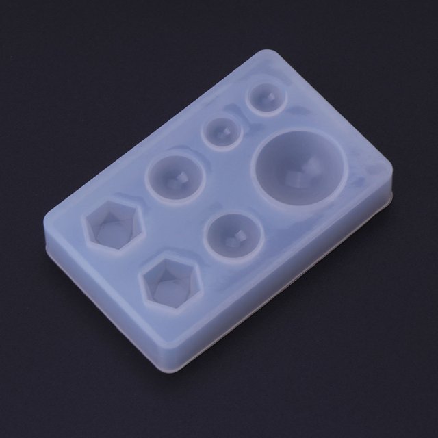 Techinal Silicone Mold DIY Jewelry Making Geometric Crafts Mirror Decorative Epoxy Resin