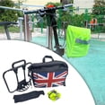thumbnail image 1 of Bolsa delantera plegable Baoblaze para bicicleta Cesta delantera plegable para bicicleta, 1 of 8