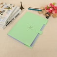 thumbnail image 2 of 5 Pocket File Folders - Plastic Expanding File Folders - Accordion Document Organizer 5-Pocket A4 Letter Size with Snap Closure for and Office - 3 Color - 3 Pack, 2 of 7