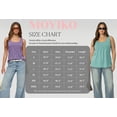 thumbnail image 7 of MOYIKO Women's Summer Tank Tops Pleated Square Neck Loose Fit Casual Flowy Tunic Sleeveless Shirts, 7 of 7