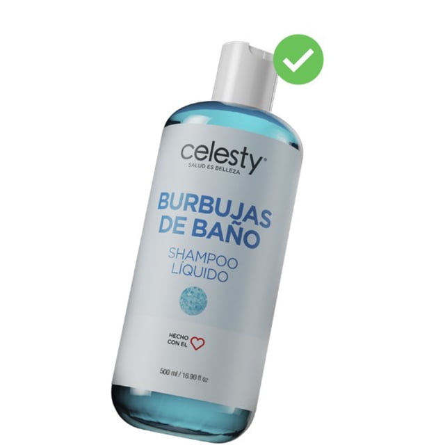 Shampoo Burbujas de BañO Celesty 500ml